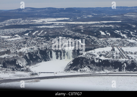 Montmorency fällt in den Wintermonaten Stockfoto