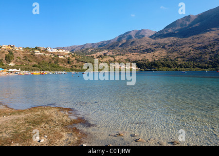 Kournas See. Kreta, Griechenland Stockfoto