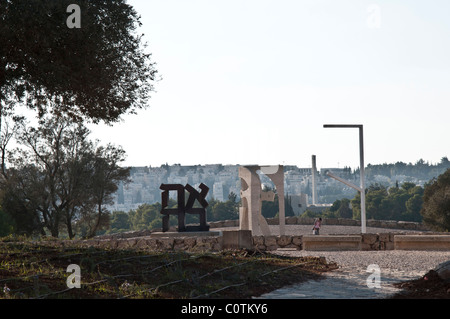 Das Israel Museum Jerusalem, einschließlich des Schreins des Buches und der Billy Rose Skulpturengarten von Isamu Noguchi Stockfoto