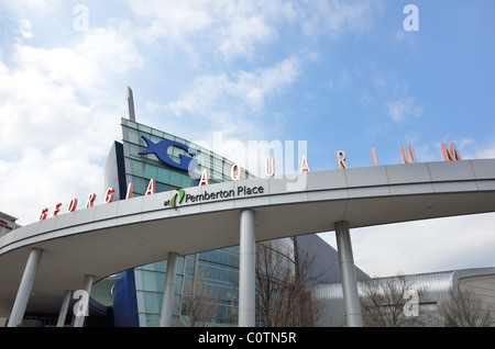 Georgia Aquarium, das größte Aquarium in Atlanta, Georgia. 20. Februar 2011. Stockfoto