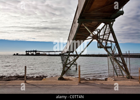 Wallaroo Korn Anlage Yorke Peninsula South Australia Stockfoto