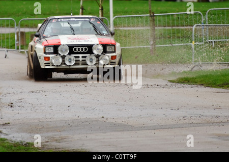 1983 Audi Quattro A2, John Hanlon - Retro Rennen Stoneleigh Park Stockfoto