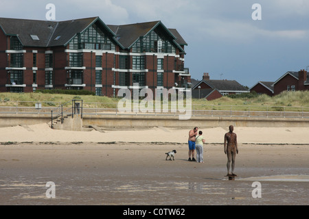 "Another Place" von Antony Gormley Stockfoto