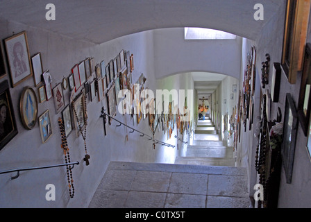 Wallfahrtsstiege bin Klosterberg Mariahilf, Passau, Niederbayern, verkäuft Stockfoto