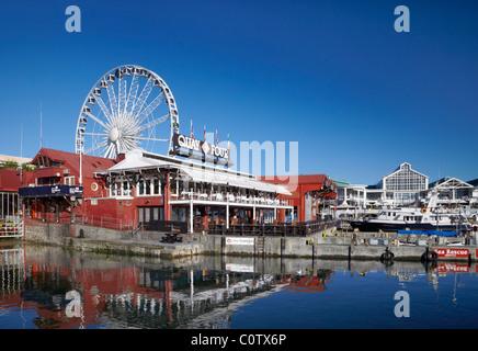 Wheel of Excellence auf der V & A Waterfront, Cape Town, Western Cape, Südafrika. Stockfoto