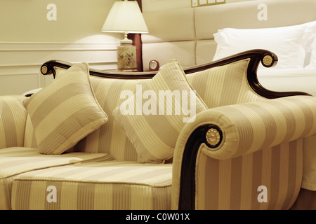 Hotel Zimmer Stockfoto
