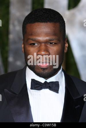 CURTIS JACKSON AKA 50 CENT 2011 VANITY FAIR OSCAR PARTY LOS ANGELES Kalifornien USA 27 Februar 2011 Stockfoto