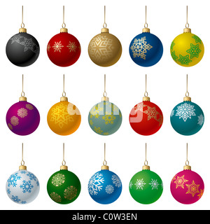 Weihnachten Kugeln Stockfoto