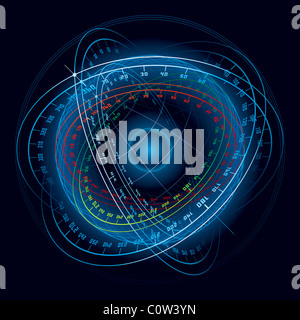 Navigation-Kugel Stockfoto