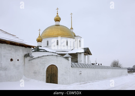 Spaso-Kazansky Simansky weiblichen Kloster im 19. Jahrhundert erbaut. Russland, Pskow Stockfoto