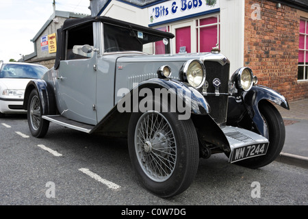 1930er Jahre Riley Ascot Motor Fahrzeug, hier in Church Stretton, Shropshire, England gesehen. Stockfoto