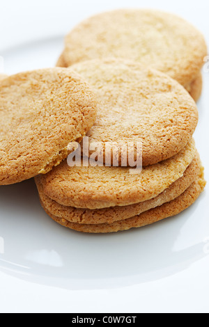 Cookies Kekse auf einem Teller Stockfoto