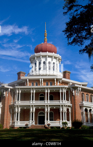 Longwood historischen antebellum achteckige Villa befindet sich in Natchez, Mississippi, Vereinigte Staaten. Stockfoto