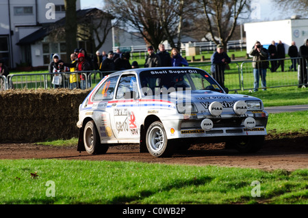 1981 Rennen Vauxhall Chevette HSR, Gary Gee - Retro, Stoneleigh Park Stockfoto