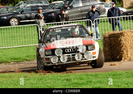 1983 Audi Quattro A2, John Hanlon - Retro Rennen Stoneleigh Park Stockfoto