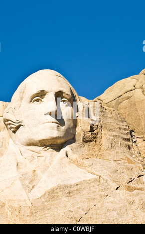 Einzigen Kopf von George Washington, Mount Rushmore, Keystone, South Dakota. National Memorial. USA Stockfoto