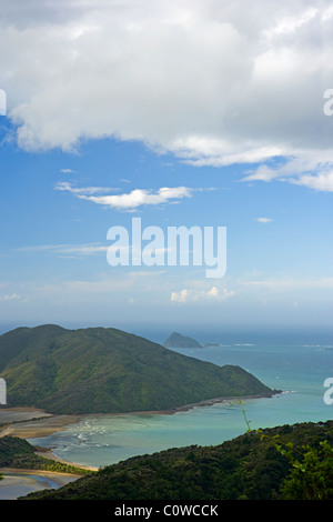 Blick über Marlborough sounds Neuseeland Stockfoto