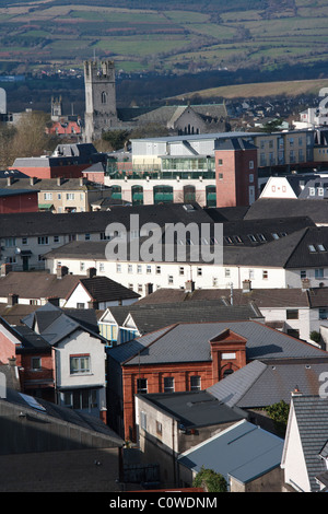 Luftaufnahme der Stadt Limerick Irland Stockfoto