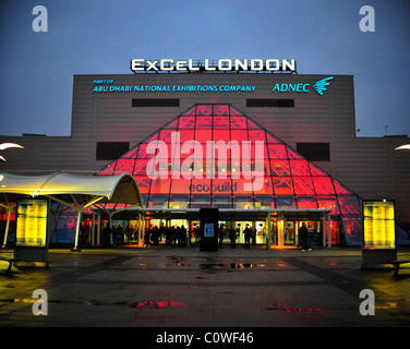 Ausstellungszentrum Excel London Stockfoto