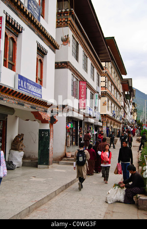 Thimphu, der Hauptstadt von Bhutan Stockfoto