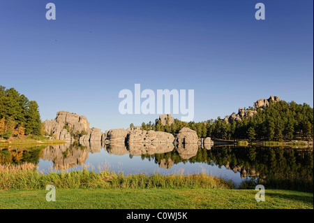 Sylvan Lake, Black Hills National Forest, Custer State Park in South Dakota Stockfoto