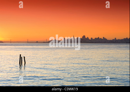 USA, Kalifornien, San Francisco, Skyline der Stadt Stockfoto