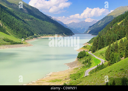 Kaunertaler Gletscherstraße - Kaunertaler Gletscher Talstrasse 10 Stockfoto