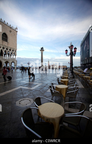 Der berühmte Markusplatz, Venedig Italien Stockfoto