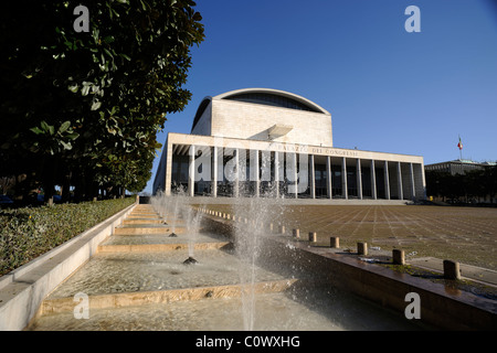 Italien, Rom, EUR, Palazzo dei Congressi Stockfoto