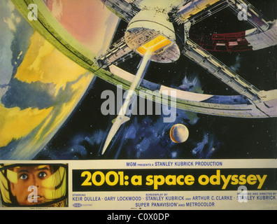 2001: Odyssee im Weltraum Poster für 1968 MGM-Film unter der Regie von Stanley Kubrick Stockfoto