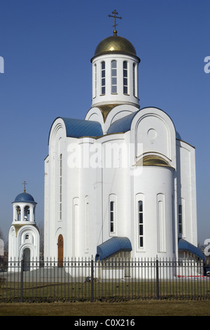 Russland. St. Petersburg. Kirche der Himmelfahrt der Jungfrau Maria. Stockfoto