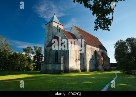 Die Kirche in Valjala Stadt auf der Insel Saaremaa, Estland Stockfoto