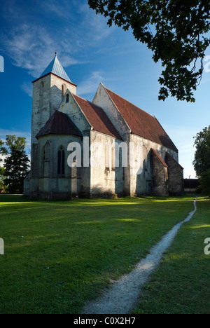 Die Kirche in Valjala Stadt auf der Insel Saaremaa, Estland Stockfoto