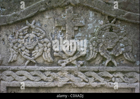 Grabstein auf dem Friedhof in Iasi, Rumänien. Stockfoto