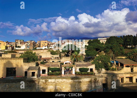 Herculaneum,Italy.Ercolano.Roman archäologische Stätte. Stockfoto