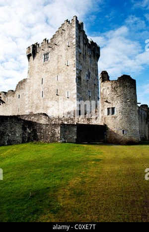 Ein Blick auf Ross Castle, Killarney, County Kerry. Stockfoto