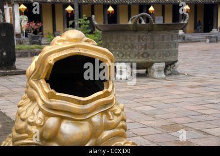 Asien, Vietnam, Da Nang. Alte Kaiserstadt Hauptstadt Hue. 17. Jahrhundert (Nguyen Dynastie) königliche Zitadelle von Hue. Stockfoto