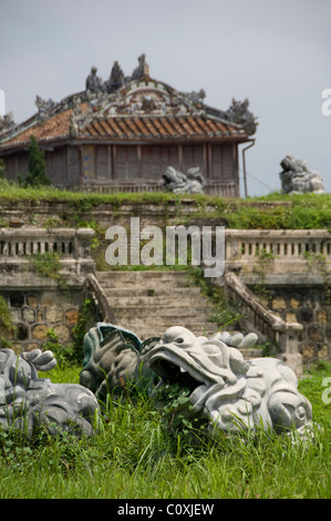 Vietnam, Da Nang. Alte Kaiserstadt Hauptstadt Hue. 17. Jahrhundert (Nguyen Dynastie) königliche Zitadelle von Hue, UNESCO Stockfoto