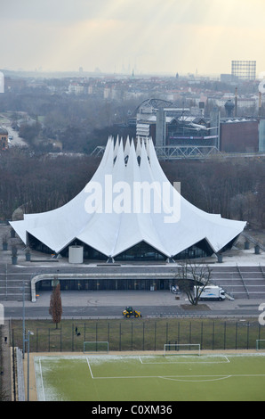 Berliner Tempodrom, ein Veranstaltungsort in Berlin Mitte. Stockfoto