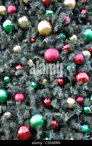 Christbaumschmuck Stockfoto
