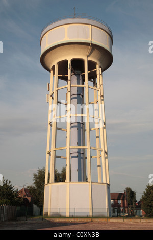 Wasserversorgung-Turm in Fournes En Weppes, Frankreich. Stockfoto