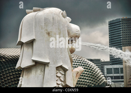 Der Löwe, Symbol von Singapur Stockfoto