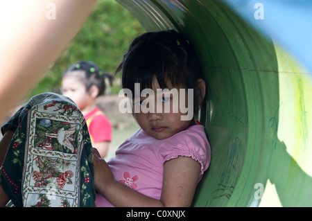 Porträt eines Mädchens, Chiang Mai, Thailand Stockfoto