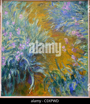 Der Weg durch die Iris, 1914 – 17, von Claude Monet Stockfoto