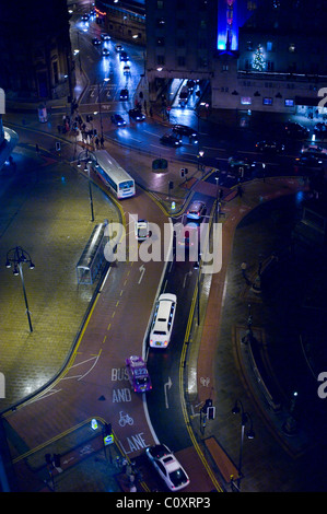 Zentrum von Leeds City Square West Yorkshire, England. Stockfoto