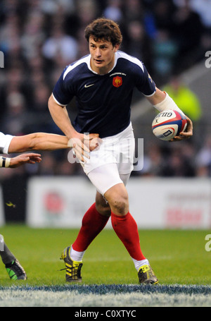 YANNICK JAUZION Frankreich TOULOUSE RU & TOULOUSE RU TWICKENHAM LONDON ENGLAND 26. Februar 2011 Stockfoto