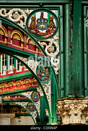 Leeds Kirkgate Markt in Leeds, West Yorkshire, England. Stockfoto