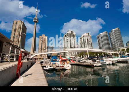 Toronto-Blick von der Seebrücke entfernt, Kanada Stockfoto