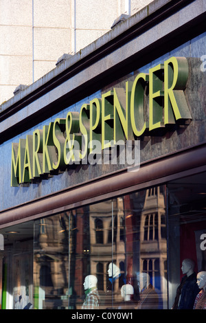 Marks & Spencer Shop Stockfoto