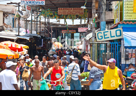 Feira São Joaquim Markt in Salvador, Bahia, Brasilien Stockfoto